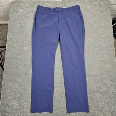 Pantalones Peter Millar Surge para hombre 34x30 rendimiento vestido de golf pantalones corona hechos a mano Foto 1 de 4