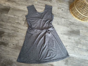 Patagonia Dress Womens L Gray Seabrook Twist V Neck Stretch Performance 59140 - Picture 1 of 16