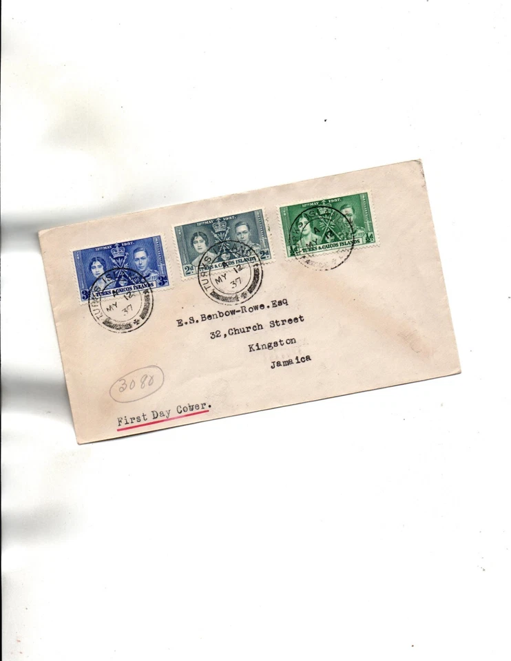 Turks & Caicos Islands FDC Sc#75 to 77 - Image 1 of 1