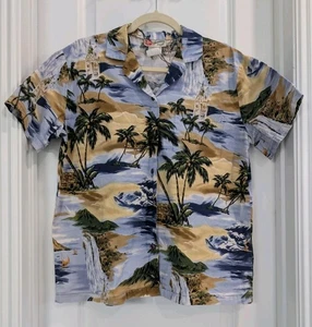 Hilo Hattie Hawaii Aloha Hemd Floral Tropical Damen Small Vintage Original - Bild 1 von 3