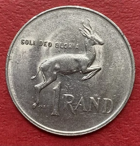 Südafrika Münze 1 Rand 1990 0,8 Silber R1 Suid Afrika PORTOFREI - Bild 1 von 3