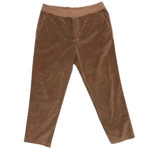 Pantalón Chino James Perse Calce Relajado Pana Para Hombre 3 L Marrón Tostado Lujo Italiano - Imagen 1 de 11