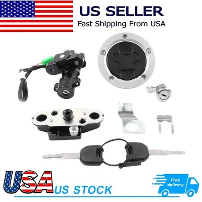 Juego de bloqueo de encendido para Suzuki GSX250R 2018-2022 tapa del tanque de combustible de gasolina Foto 1 de 4