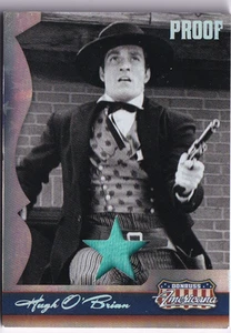 Americana 2009 Stars Materials Silver Proof Parallel 49   Hugh O'Brian  11/50 - Picture 1 of 2