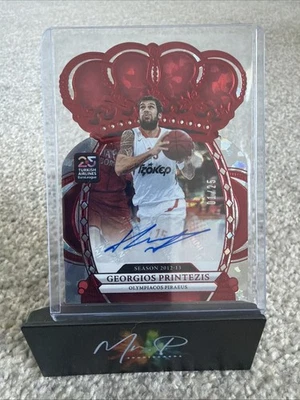 2024-25 皇家皇冠欧洲联赛 Georgios Printezis 亲笔签名 /25 红色 — 第 1/3 张图片