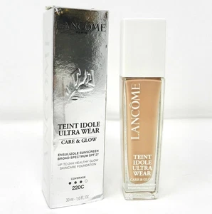 Lancome Teint Idole Ultra Wear Care & Glow Foundation ~ 220C ~ SPF 27 ~ Exp2025+ - Picture 1 of 4