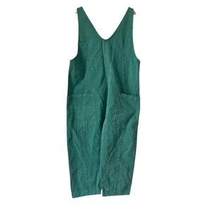 Free People High Roller Jumpsuit Green Overalls size XL - Picture 1 of 17