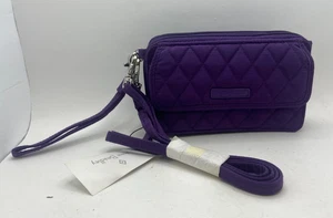 Bandolera Vera Bradley Todo en Uno para iPhone 6+ Saúco Nueva con Etiquetas - Imagen 1 de 15