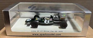 Lotus 69, #2 Jochen Rindt, Winner, Pau GP F2 1970. Spark Model #S2145. MINT. - Picture 1 of 12