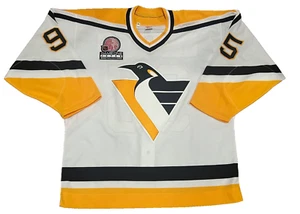 2000 CCM Alexei Morozov Pittsburgh Penguins Game One Japan Worn Used Jersey vtg - Bild 1 von 6