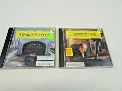 Lot 2 Horowitz Studio Recordings New York 1985 + Moscow Music CDs - Image 1 of 3