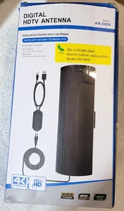 Antenna TV Digitale HD Portata 560+ Miglia Amplificatore Interno Esterno Booster 4k - Foto 1 di 2