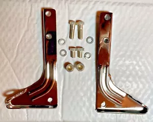 Harley 68603-49 Panhead Spot Lamp Light Mounting Brackets w/ CP 1038 Bolts - Picture 1 of 4