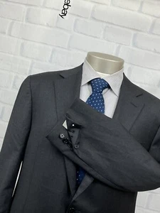 CANAL Herren Stich Revers Chirurgen Manschette 2 Btn anthrazit Sportmantel Blazer Gr. 42 L - Bild 1 von 12