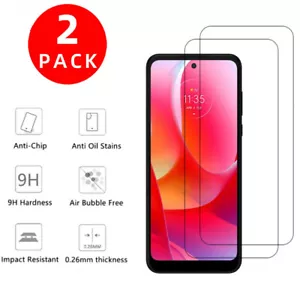2-Pack Tempered Glass Screen Protector for Motorola Moto G Power 2022 - Picture 1 of 8