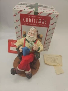 House of Lloyd Christmas Around The World Coffee Break Claus Incense Burner - Picture 1 of 6