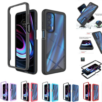 HFICY For Motorola Moto EDGE 5G UW 2021 Case Clear Armor Matte Slim Cover