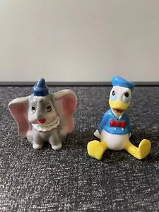 Walt Disney Productions Dumbo & Donald Duck Porcelain Ceramic Figurine – 3.5” - Picture 1 of 5