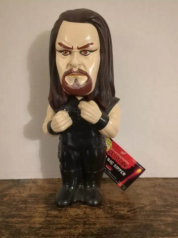 Vintage 1998 The Undertaker WWF wrestling Titan Sports Water Bottle / Big Sipper Cover