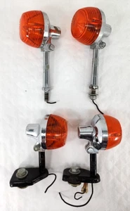 1970s Honda Front & Rear ,Left & Right Turn Signals Blinker Indicator Assemblies - Picture 1 of 20