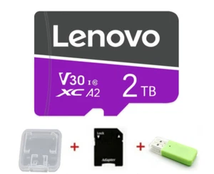 Karta pamięci Lenovo Micro SD TF 2 TB z adapterem Micro SD i USB 2.0 - Zdjęcie 1 z 6