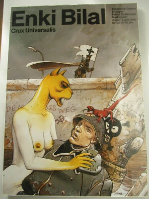 Enki Bilal, Crux Universalis, Ausstellungplakat **neu