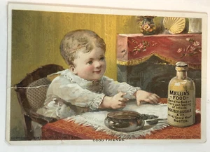 Mellin’s Lebensmittel für Säuglinge und Invalide viktorianische Sammelkarte Vintage 4 - Bild 1 von 3