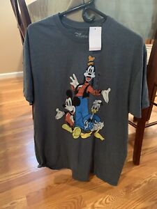 Disney T Shirt Size Large L Mickey Goofey Donald Duck BRAND New SOFT!