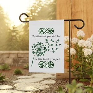Irish Blessing Two sided Garden Flag for St. Patrick's Day | Luck of the Irish - Picture 1 of 5