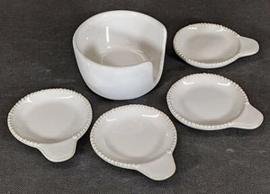 Hearth & Hand with Magnolia Mini Tasting Plate Set White 4pc Set NEW - Picture 1 of 3