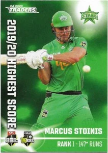 2020 / 21 CA Cricket Traders Top 10 (TT21) Marcus STOINIS Stars - Picture 1 of 1