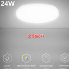 2x24W LED Deckenlampe Deckenleuchte Küchenlampe Flurleuchte Badezimmer-Lampe E27