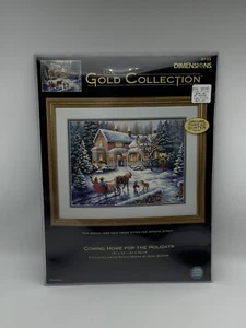 Kit punto de cruz Dimensions Gold Collection Coming Home for the Holidays 8733 - Imagen 1 de 4