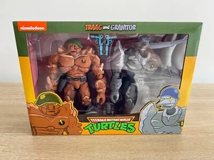 NECA TMNT Traag and Granitor Action Figure 2 Pack Teenage Mutant Ninja Turtles - Picture 1 of 2
