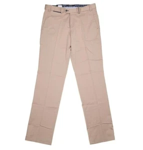 PANTALONES HILTL Hombre Talla 60 Ajuste Contemporáneo, BEIGE DE 32 - Imagen 1 de 3