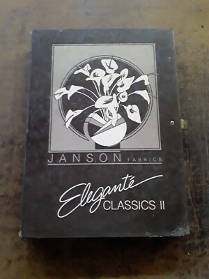 Large Vintage 1987 Salesman Fabric Sample Book with Samples - (More Available) - Image 1 of 4