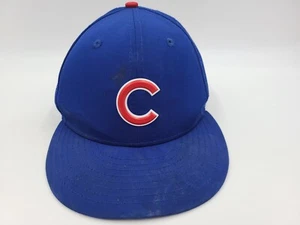 Chicago Cubs New Era 59Fifty Distressed Fitted 6 7/8 Hat Cap MLB Baseball Blue - Picture 1 of 24