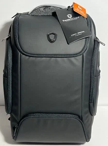 Traveler's Choice Breenon 19" Laptop Backpack with USB Port BLACK new .#E17 - Afbeelding 1 van 11