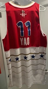 Yao Ming 2006 NBA ALL STAR GAME Jersey Men M Houston Rockets Vtg Reebok WEST #11 - Picture 1 of 10