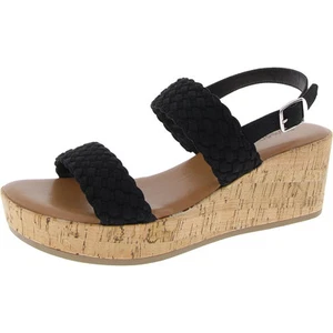 Style & Co. Womens Madenaa Faux Suede Open Toe Wedge Sandals Shoes BHFO 4440 - Picture 1 of 9