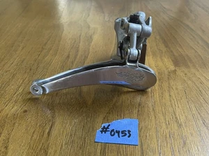 Vintage Campagnolo Record Front Derailleur 28.6mm Clamp Bottom Pull - Bent Arm - Picture 1 of 6