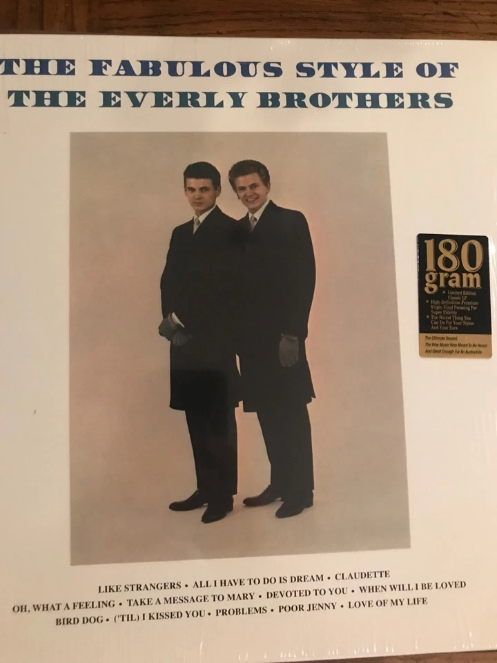 Everly Brothers LP The Fabulous Style Of  180 Gram Vinyl (LP-019 - Image 1 of 1