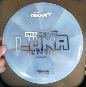 Discraft 2025 Tour Series Luna 🌙 New Z Swirl 170_172 🌙 Kinda Webby Paul Mcbeth - Picture 1 of 13
