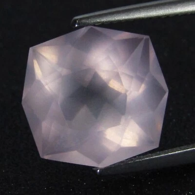 Cojín de cuarzo rosa extraído de tierra natural de 8,30 quilates elegante corte personalizado piedras preciosas sueltas Foto 1 de 4