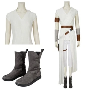 Star Wars 9 The Rise of Skywalker Costume Rey cosplay Suit Full set - Picture 1 of 18