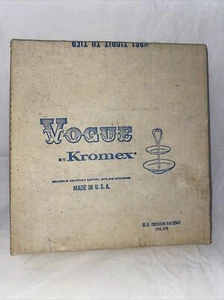 Vintage VOGUE Kromex 861 Tidbit Tu-Tier Serving Dish In Original Box ~ NEW - Picture 1 of 5