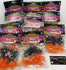 Lot Of 12 - Halloween Horror Spider Rings Package Of 50 Plastic Rings Brand New!