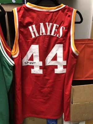 Футболка с автографом Элвина Хейза из Rockets на заказ сертификат подлинности JSA (CBMH) - Изображение 1 из 3