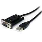 StarTech.com USB to Serial RS232 Adapter - DB9 Serial DCE Adapter Cable with ...