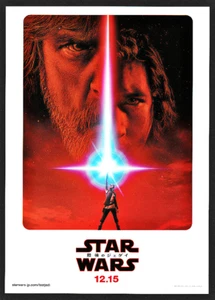 STAR WARS: EP VIII - THE LAST JEDI ORIG 1st RELEASE HANDBILL Japan 2017 NM-M - Picture 1 of 2
